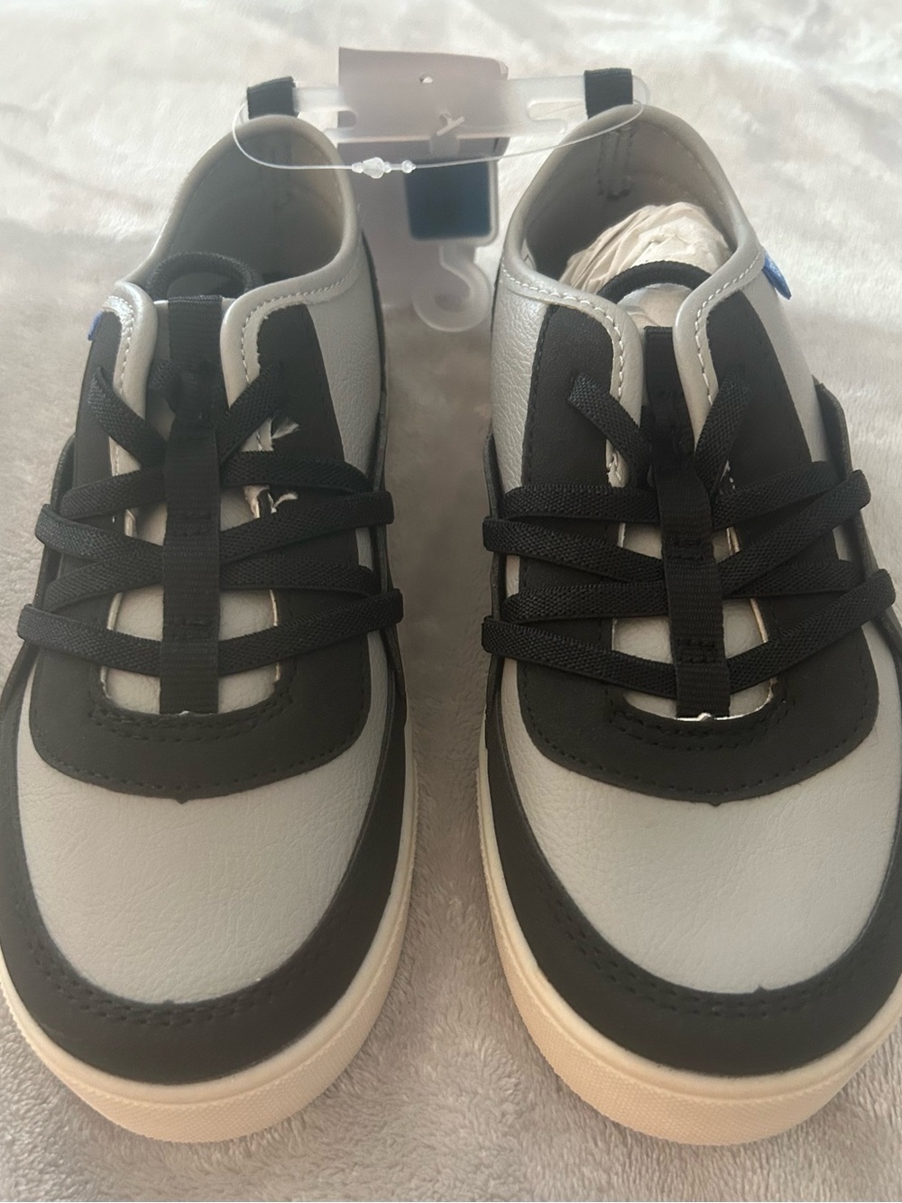 NWT Oshkosh Kids Black and Gray Sneakers - Comfortable Everyday Shoes
